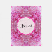 Couverture Polaire Flores roses (Devant)