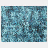 Couverture Polaire Floresta azul sob nevasca ou vidro trincado (Devant (Horizontal))