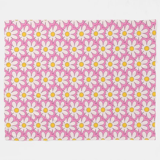 Couverture Polaire Flower (Devant (Horizontal))