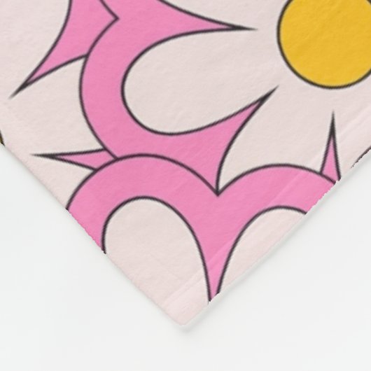 Couverture Polaire Flower (Coin)