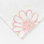 Couverture Polaire flower (Coin)