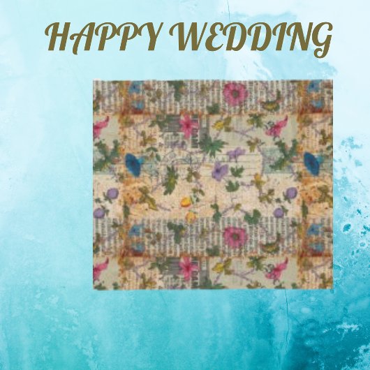 Couverture Polaire Flower Junk Modern Journal Scrapbook