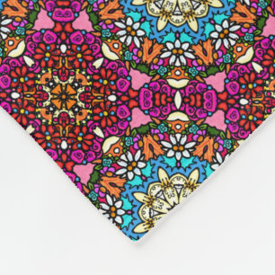 Couverture Polaire Flower Power V Garden Groovy