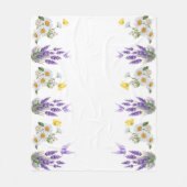 Couverture Polaire Flowers (Devant)