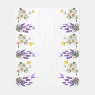Couverture Polaire Flowers
