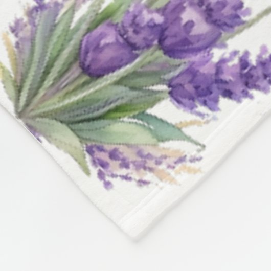 Couverture Polaire Flowers (Coin)