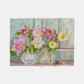Couverture Polaire Flowers | Hellebores in Vases (Devant (Horizontal))