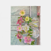 Couverture Polaire Flowers | Hellebores in Vases (Devant)