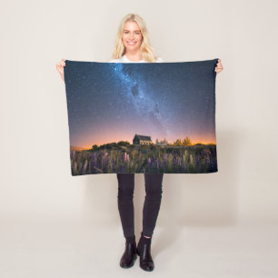 Couverture Polaire Flowers (homonymie)   Lupines Blooming Lake Tekapo