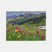 Couverture Polaire Flowers (homonymie) | Wildflowers Durango (Devant (Horizontal))