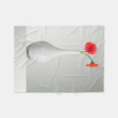 Couverture Polaire Flowers | Orange Gerbera in Vase (Devant (Horizontal))