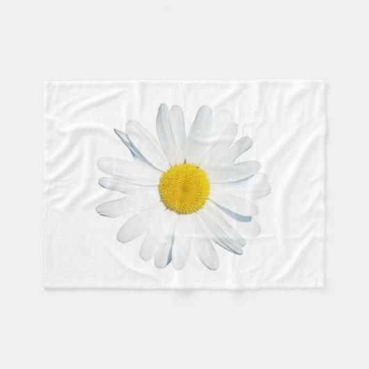 Couverture Polaire Flowers | Single Daisy (Devant (Horizontal))