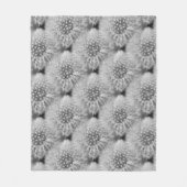 Couverture Polaire Fluffeux blanc Dandelion Motif de la nature (Devant)