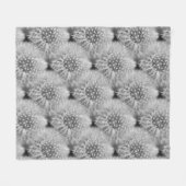 Couverture Polaire Fluffeux blanc Dandelion Motif de la nature (Devant (Horizontal))