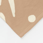 Couverture Polaire Flux dans Tan et Crème (Coin)