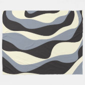 Couverture Polaire Flux et reflux 4 en noir, gris et crème (Devant (Horizontal))