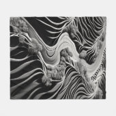 Couverture Polaire Flux fractal (Devant (Horizontal))