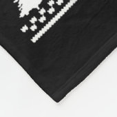 Couverture Polaire Fly You Fools Wizard Santa Sleigh Reindeer Christm (Coin)