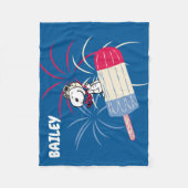 Couverture Polaire Flying Ace Snoopy on Ice Pop (Devant)