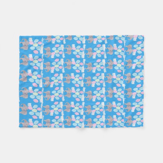 Couverture Polaire Flying Elephant (Devant (Horizontal))