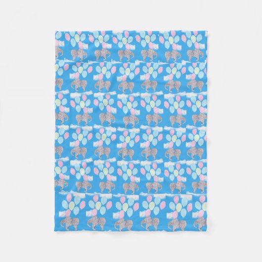 Couverture Polaire Flying Elephant (Devant)