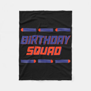 Couverture Polaire Foam Dart War Anniversaire Garçon Chemise Famille