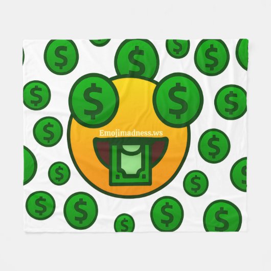 Couverture Polaire Folie des Émojis (Devant (Horizontal))