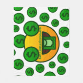 Couverture Polaire Folie des émojis (Devant)