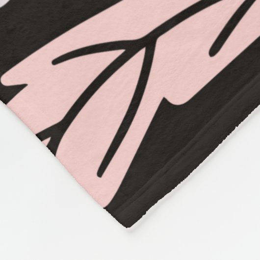 Couverture Polaire folk art scandinavian colourful pattern with flora (Coin)