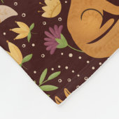 Couverture Polaire Folk Foxes Spiral (Coin)