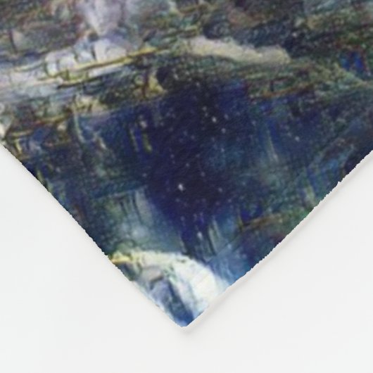 Couverture Polaire Folk Mandala (Coin)