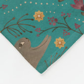 Couverture Polaire Folk Rabbits (Coin)
