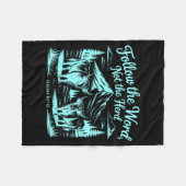 Couverture Polaire Follow The Word Not The Herd Christian Religion Hi (Devant (Horizontal))