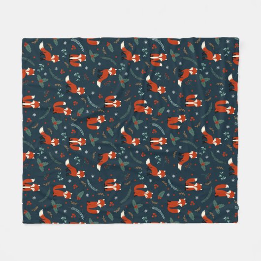 Couverture Polaire Folly Fox Cuties (Devant (Horizontal))