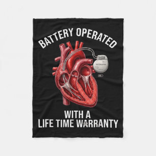Couverture Polaire Fonctionne sur batterie avec une garantie à vie 