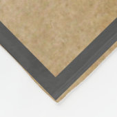 Couverture Polaire Fond de papier parchemin avec message manuscrit (Coin)