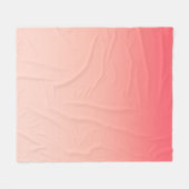 Couverture Polaire Fond dégradé rose et pêche (Devant (Horizontal))