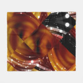 Couverture Polaire fond multicolore en mosaïque Abstraite (Devant (Horizontal))