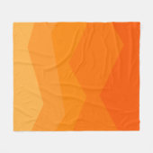 Couverture Polaire Fond orange (Devant (Horizontal))