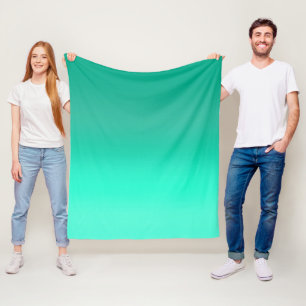 Couverture Polaire Fond Seafoam