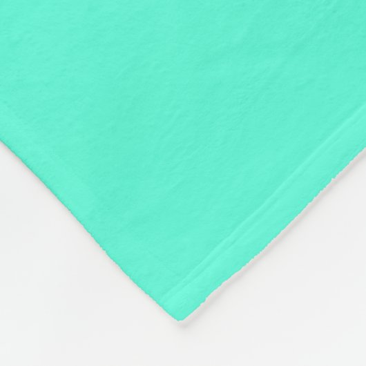 Couverture Polaire Fond Seafoam (Coin)