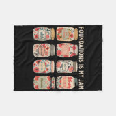 Couverture Polaire Fondations Clical Conversations Is My Jam Homesch (Devant (Horizontal))