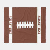 Couverture Polaire Football (Devant (Horizontal))