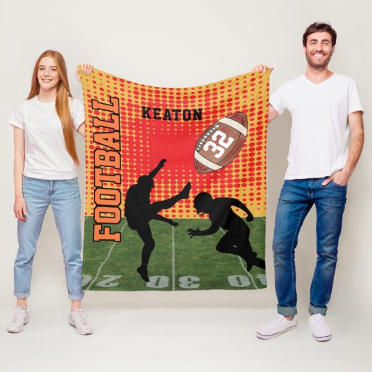 Couverture Polaire Football américain - Sport Game (En situation)