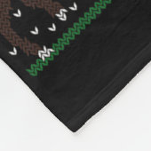 Couverture Polaire Football au pull de Noël laid (Coin)