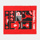 Couverture Polaire Football britannique (Devant (Horizontal))