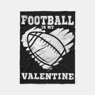 Couverture Polaire Football Coeur Vintage Saint Valentin Chemise pour