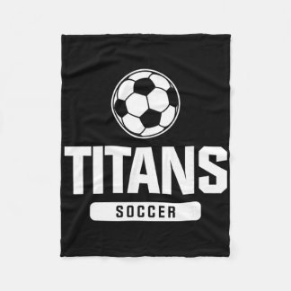 Couverture Polaire Football des Titans pour l'école primaire, intermé