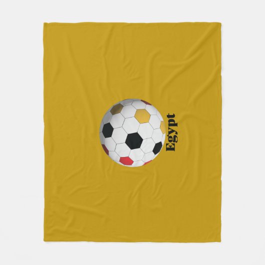 Couverture Polaire Football Égypte (Devant)