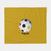 Couverture Polaire Football Égypte (Devant (Horizontal))